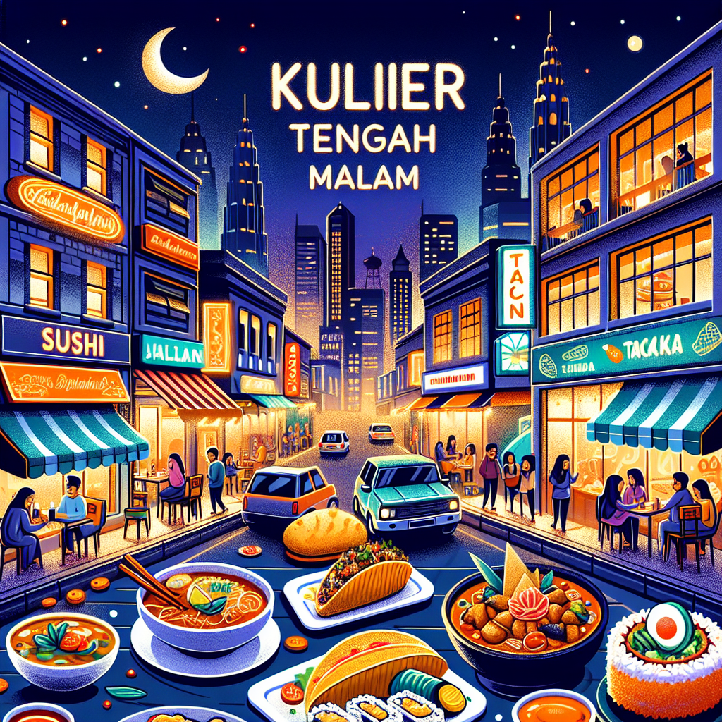 Kuliner Tengah Malam: Temukan Makanan Enak di Penjuru Kota