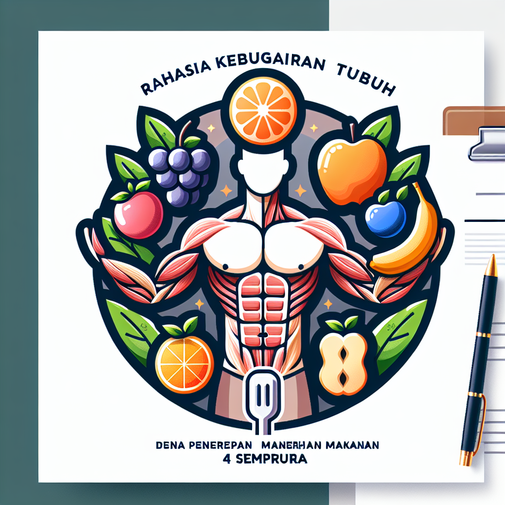 Rahasia Kebugaran Tubuh dengan Penerapan Makanan 5 Sehat 4 Sempurna di