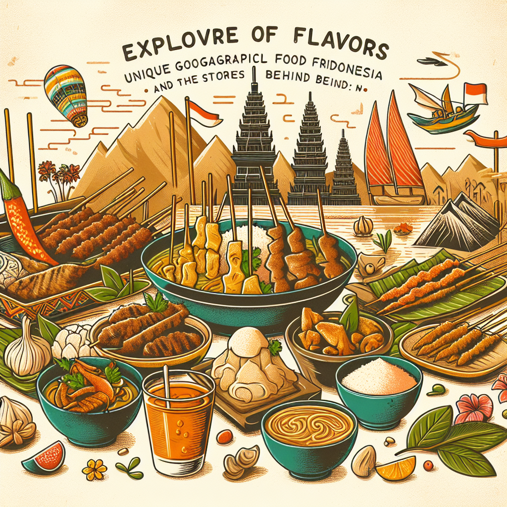 Eksplorasi Rasa: Keunikan Makanan Khas Daerah di Indonesia dan Cerita di