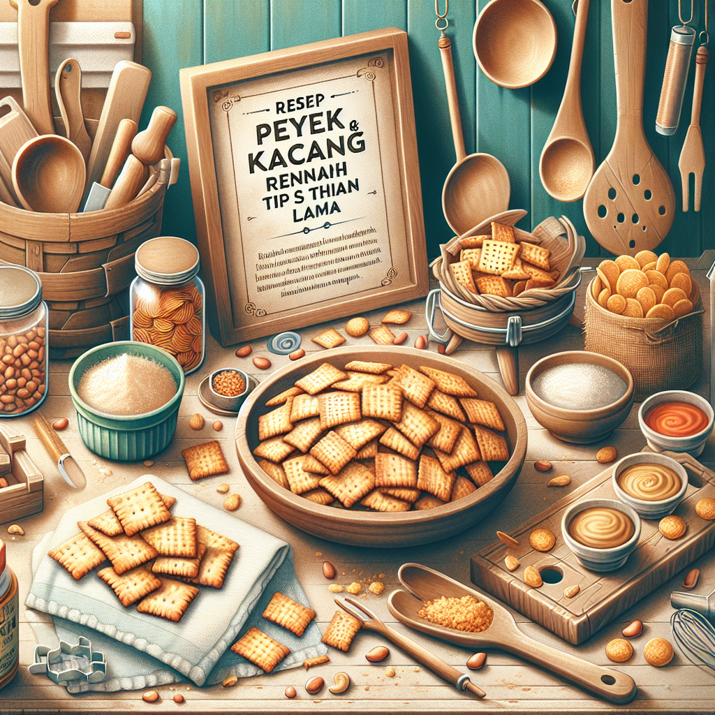 Resep Peyek Kacang Renyah dan Tahan Lama: Tips & Trik Membuat di Rumah